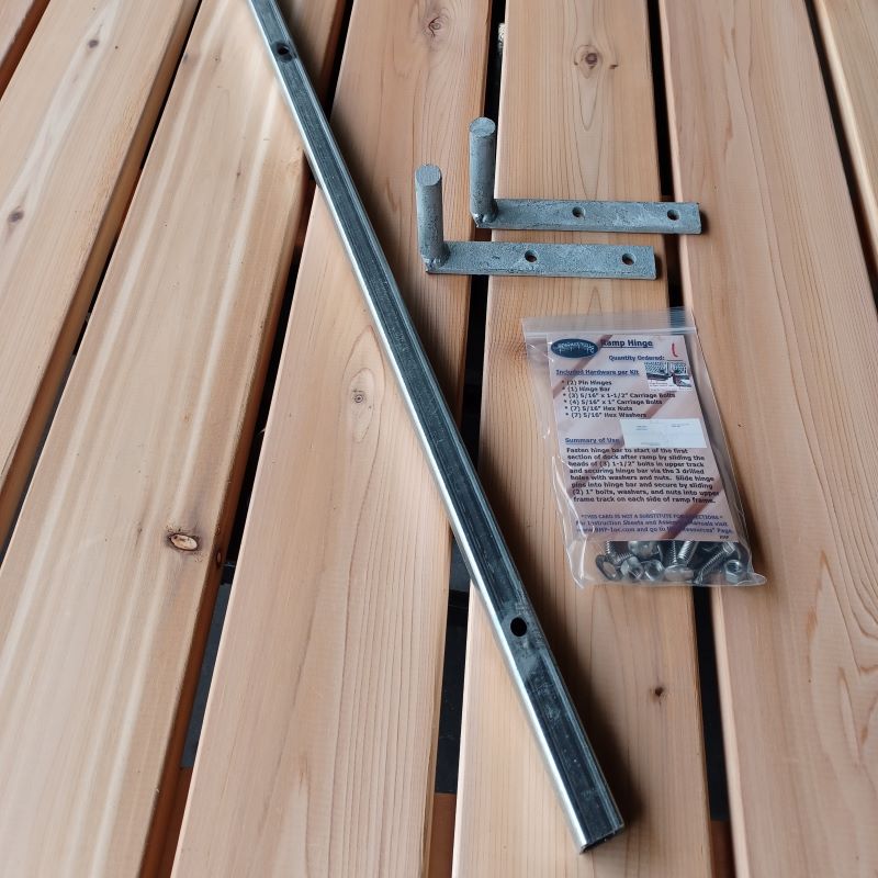 Ramp Hinge Kit For Cottage Style "Tip-in" and Lake Truss Docks